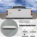AUCERAMIC Chrome Door Handle Cover Fit for 2004-2014 Ford F150 4 Doors Tailgate Handle Cover Kit Chrome Accessories 5 PCS