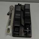 Camper Wheel Chock Stabilizer with Wrench, Premium X Shaped Wheel Chocks for RV Travel Trailer, 2Pcs Heavy Duty Tire Locking Chocks Accessories