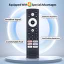 HZIME New ERF3S90H Replacement Voice Remote Control Compatible for Hisense Smart TV 50U6H 55U6H 65U6H 75U6H 65U8H 75U8H 43A6H 50A6H 55A6H 65A6H 75A6H