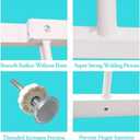 19.49-33.60" Wide Window Guards for Child Safety White 2 Piece