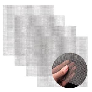 4 Pack 12x12 Inch Wire Mesh, 20 Mesh Stainless Steel Mesh, Never Rust Sturdy Metal Mesh Screen for DIY Projects, Vent, Cage, Garden, Window Screen, Filter Mesh