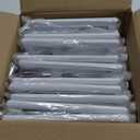 Lawei 10 PCS Double Sided Standing Picture Frames 4x6 Inch, Plastic Pedestal Photo Frame Bulk, White Vertical Picture Holder with Inserts & Base, Display Picture Frames for Wedding, Table