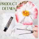 Hawaiian Flower Hair Clips, 10 Pcs Colorful Hibiscus Orchid Floral Hairpin, Summer Tropical Flower Barrettes, Hawaiian Hair Accessories for Hawaii Vacation Beach Pool Party Photo Props