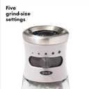 NEW OXO Good Grips Contoured Mess-Free Salt Grinder, Gray, One size