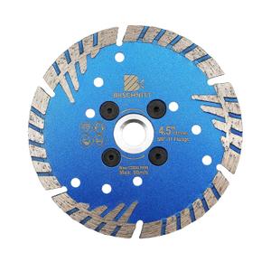 Diamond Granite Cutting Blade 4 1/2"- BRSCHNITT Diamond Saw Blade Cut Concrete,Ceramic Porcelain Tile,Granite,Marble,Masonry,Paver,Quartz Disc 5/8-11 Thread