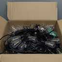 Brightown 202FT Solar String Lights Outdoor Waterproof with Remote, 65+1 LED Shatterproof Bulbs, Dimmable & Timable, 3 Light Modes - Commercial Grade Patio Lights for Garden Backyard Party Decor