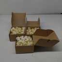 Amagic 150 Pack Battery Operated Tea Lights Candles, Fake Tealights Candles, Flameless LED Tea Lights for Halloween, Wedding, Votive, Festival, Table Decor(150 Pack, Warm White) (Ivory)