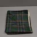 RABUSOFA Christmas Pillow Covers 20x20 Inch Set of 2 Indoor Outdoor Waterproof Scottish Tartan Plaid Classic Throw Decorative Cushion Cases for Christmas Decor Decorations Couch Patio Dark Green