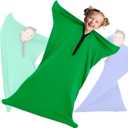 OUTREE Sensory Sock for Kids, Small,3-5 Years,39''×27'',Good for Height:2'9'' - 3'6'',Full Body Sock Provides Deep Pressure Input, Sensory Toys for Autistic Children with A Carrying Bag,Green