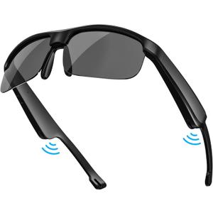 Smart Glasses, Polarized Bluetooth Sunglasses, Built-in Mic & Speakers, Voice Assistant, UV Protection Audio Sun Glass