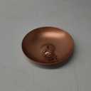 Monarch Rain Chains 17025 Hand Hammered Rain Chain Anchoring Basin Downspout Gutters Decorative Fountain Dish Display for Outdoor Garden, Lawn and Patio Water Feature, 11 inch Diameter, Pure Copper