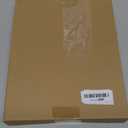 8x10 Picture Frame with Mat for 5x7, Wavy Edge Wooden Real Glass Photo Frame for Tabletop and Wall Hanging, Black, 1 Pack