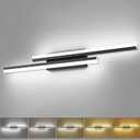 PRESDE 40 Inch LED Bathroom Vanity Light Bar, Modern Black Wall Lighting Fixture Over Mirror 5CCT