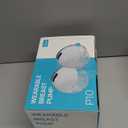 Paruu P10 Hands-Free Breast Pump Wearable, 338mmHg Strong Suction, Low Noise, 4 Modes & 9 Levels, Electric Breast Pump Portable, Smart Display, 19/21/24/28mm Insert/Flange, 2 Pack (White)