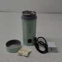 balbali 18.6oz Portable Kettle for Travel 100-250V Dual Voltage for International/Global/Europe - 6 Preset Travel Electric Kettle Hot Water Boiler/Heater/Warmer/Tea Maker - Green (550mL)