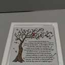 A Limb Has Fallen from The Family Tree-Relief Sculpture Sympathy Plaque with Iron Stand- In loving memory for Loss of Loved One Memorial Condolence Bereavement Grief Gifts-Wall Decor Table Decor, 7.9 inches x 7.9 inches