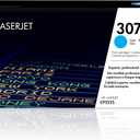 HP 307A Cyan Toner Cartridge | Works Color LaserJet Professional CP5225 Series | CE741A