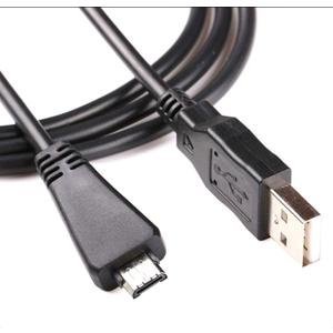 Replacement VMC-MD3 USB Data Sync Transfer Cable USB 2.0 Charging Cord Lead Compatible with Sony Cyber-Shot/Cybershot Digital Camera DSC-W350D W360 W380 W390 W570 TX100 TX66 and More (3.3ft/Black)
