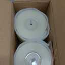 Flameless Flickering 4" x6" Real Wax Ivory Remote Candles with Candle Grease, Pack of 2 Timer LED Battery Operated Fake Warm Light Pillar Candles for Home, Banquet, Ceremony Decoration