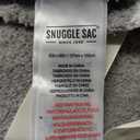 Snuggle Sac Ultra Soft Throw Blanket for Couch Bed Sofa 50x60 inches, Reversible Grey Blanket Microfiber Fluffy Fuzzy Cozy Knit Throws for Women Mothers Birthday Gifts