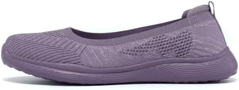 Yopin Womens Walking Shoes Loafer Sneakers Mesh Casual Ballet Flat Nurse Casual Dress Clothes Work Shoes, 41