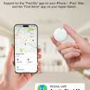 Tracker Tags, Item Finder Work with Apple Find My (iOS Only), Waterproof Smart Tag, Key Finder for Luggage, Keys, Wallet, Bike, Bags (Multi-Color, 4 Pack)