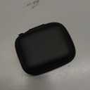 Hearing Aid Case Storage and Travel Hard Carrying Pocket for Ear Gear Small Waterproof Pouch with Mesh Universal Hearing Aid Covers and Accessories Battery Holder Cases for Women and Men, Black