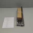 Double Curtain Rods for Windows 30 to 126 inches,Adjustable Window Curtain Rod,Easy Install,Nickel