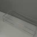 Egchi Acrylic Monitor Stand, 2 Tiers Computer Monitor Riser(20x8x5.5 Inch), Monitor Riser/Computer Stand for Home,Office,Business,PC Desk Stand for Keyboard Storage& Multi-Media Laptop Printer Screen