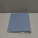 Aesthetic Recipe Binder with Polyester Waterproof cloth Cover - The Perfect Recipe Book with Plastic Sleeves to Write in Your Own Recipes - Quality Blank Cookbook Binder, Cards incl.