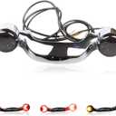 Rear Bullet LED Turn Signals Light Bar Integrated Turn Signals Motorcycle Brake Tail Lights for Harley Touring Road King Road Glide Special Electra Glide Heritage Softail, Chrome