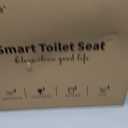 KERDE P30B Bidet Toilet Seat - Dual Control (Side Panel & Remote), Warm Water Wash, Heated Seat, Warm Air Dryer, LED Night Light,Existing Toilets Electric Bidet Elongated Electronic Heated Smart