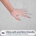 Microfiber Runner Rug 30" x 96", Bathroom Rug for Kitchen, Hallway