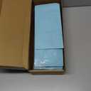 REMTAP Coffee Bags with Valve(50pcs,16oz) Tiffany Blue High Barrier Aluminumed Foil Flat Bottom Standing Coffee Beans Storage Bags,Reusable Heat Sealable Side Zipper Pouches for Home or Store