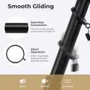 1 ¼” Heavy Duty Adjustable Curtain Rod, 6-12ft, Black