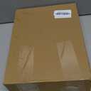 Egofine 8.5x11 Floating Frames Set of 2, Double Plexiglass Picture Frame, Made of Solid Wood Display Any Size Photo up to 8.5x11, Wall Mount or Tabletop Standing, Natural Wood