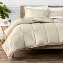 Bare Home Comforter Set - Full Size - Ultra-Soft - Goose Down Alternative - Premium 1800 Series - All Season Warmth (Full, Sand)