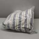 Cotton Striped Quilt Set, Ultra Soft 3 Pieces Queen Size Bedding with 2 Pillow Shams, Lightweight Reversible Coverlet Bedspread with Wave Quilting for Summer, 90"x96", Stripe-Grey White