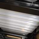 IRIS USA Plastic Drawer Storage Organizer, 3-Drawers, 2-Pack, for Classroom Art Craft Supplies, Bathroom Bedroom, Laundry Room, Black/Clear