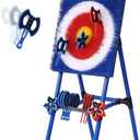 Axe Throwing Bristle Target with 8 Throwing Axes Set, Axe Throwing Game for Backyard, Indoor &Outdoor, Yard Games, Carnival Games