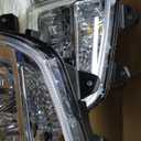 Chrome Headlights Fits Kenworth T880 2014-2023 Headlights Assembly Lamps for Kenworth T880 Replacement Driver Left and Passenger Right Side T880 Semi Truck Accessories (Pair)
