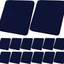 14Pcs Outdoor Cushion Covers, Patio Cushion Covers,Stretch Elastic Slipcovers, Replacement Washable & Reusable Furniture Protector for Patio Couch (Navy Bluey,Cover Only)
