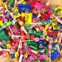Frankford Mega Variety 2.5 Pound Bulk Candy Bag with Warheads, Fruity Chews, Sour Balls, Lollipops, Double Bubble Gum, and Smarties, Over 225 Pieces, NO BBD