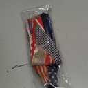 Large Patriotic Star Ribbons Bow for Wreath, Red White Buffalo Plaid Fabric Ribbons Set Assorted Lace Ribbon 4th of July Clip-On Wreath Sash Ribbon Bundle for Patriotic Indoor Outdoor Decor