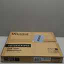 VASAGLE MAEZO Collection - Side Table, 2-Tier Small Round End Table, Nightstand with Tapered Legs, Curved Transitions, for Small Spaces, Living Room, Bedroom, Rustic Walnut ULET283T41