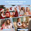 2 in 1 Microscope for Kids Video Camera, UPSPORT 2"HD IPS Screen 1000X Handheld Digital Microscopes Pocket Portable Microscope Camera, USB PC Compatible, STEM Science Edu Fun for Boys Girls Toys Gifts (Blue)