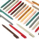 50 Pcs Ballpoint Pens Bulk Retractable Writing 1. 0 mm Black Ink Cute Pens Smooth Writing Color Fancy Gift for Teacher Student Employee Office School Home Baby Shower Supplies (Multiple Color)