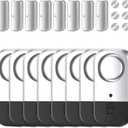 Door Window Alarm Sensors - Door Alarms for Kids Safety, Door Alarms for Home Security, for Home, Office, Store, Garage, Dorm Room, Apartment, RV, 8 Pack (Silver Gray)