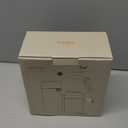 Aelga Glass Coffee Creamer Container Set, Creamer Pitcher 7oz + 12oz Glass Dispenser Container Set for Creamer, Milk and Spices, Coffee Bar Accessories, Pack of 2