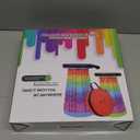 JAEMEYEM Upgraded Collapsible Stool Chair, Folding Stool, Lightweight, Sturdy, Adjustable, Portable, Foldable Seat Stools for Outdoor Camping Fishing Hiking BBQ